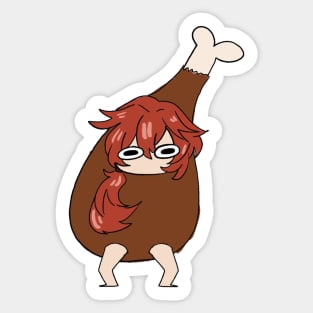 Chicken Diluc Sticker